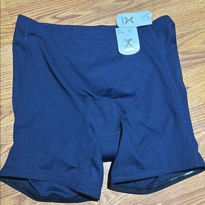 Women's Navy Blue Padded Bike Shorts - XL